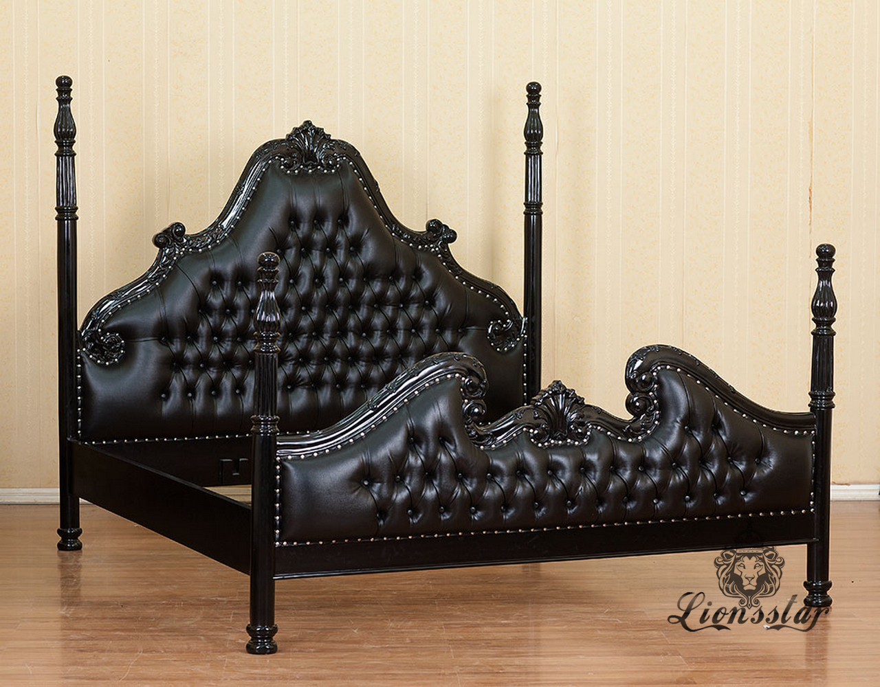 Leder Bett Gothic