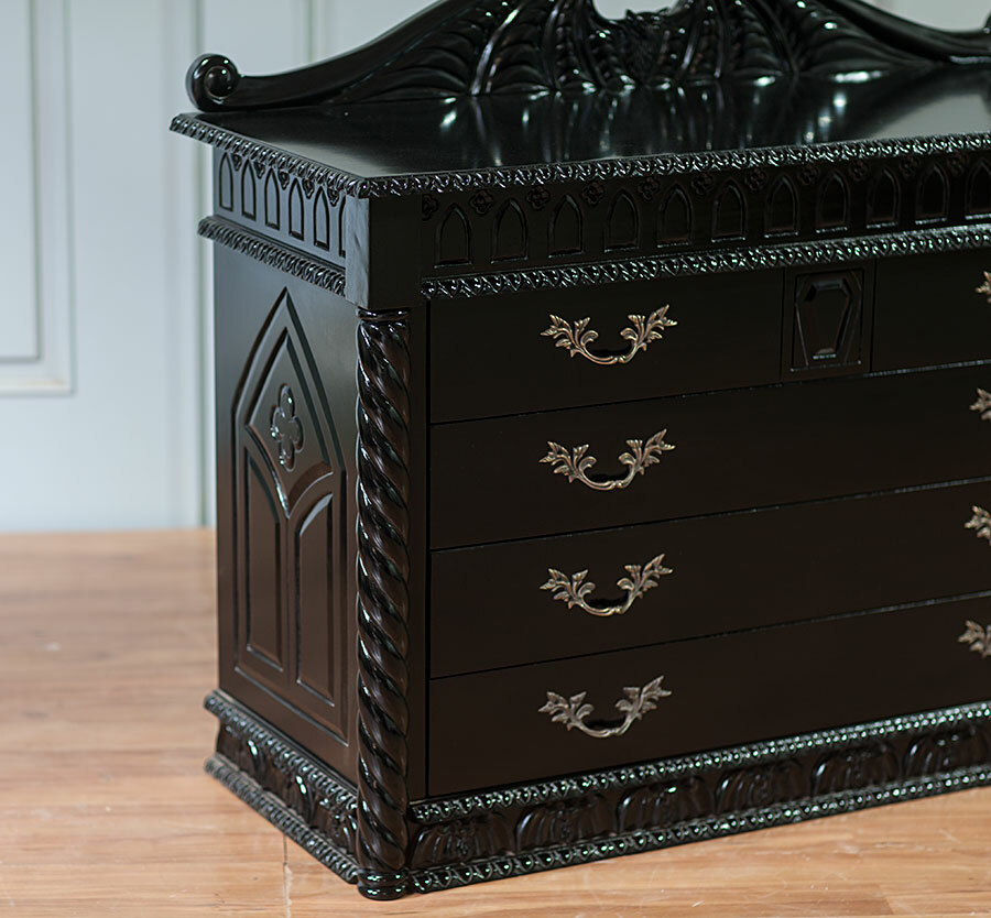 Kommode Massiv Dark Flower Groß Kommode Massiv Dark Flower Groß