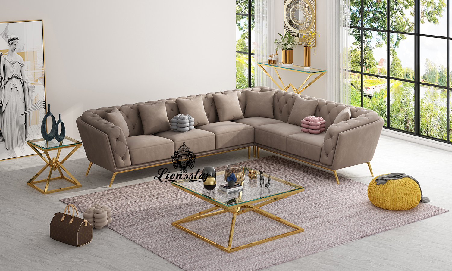 Luxus Designer Sofa Penthouse 