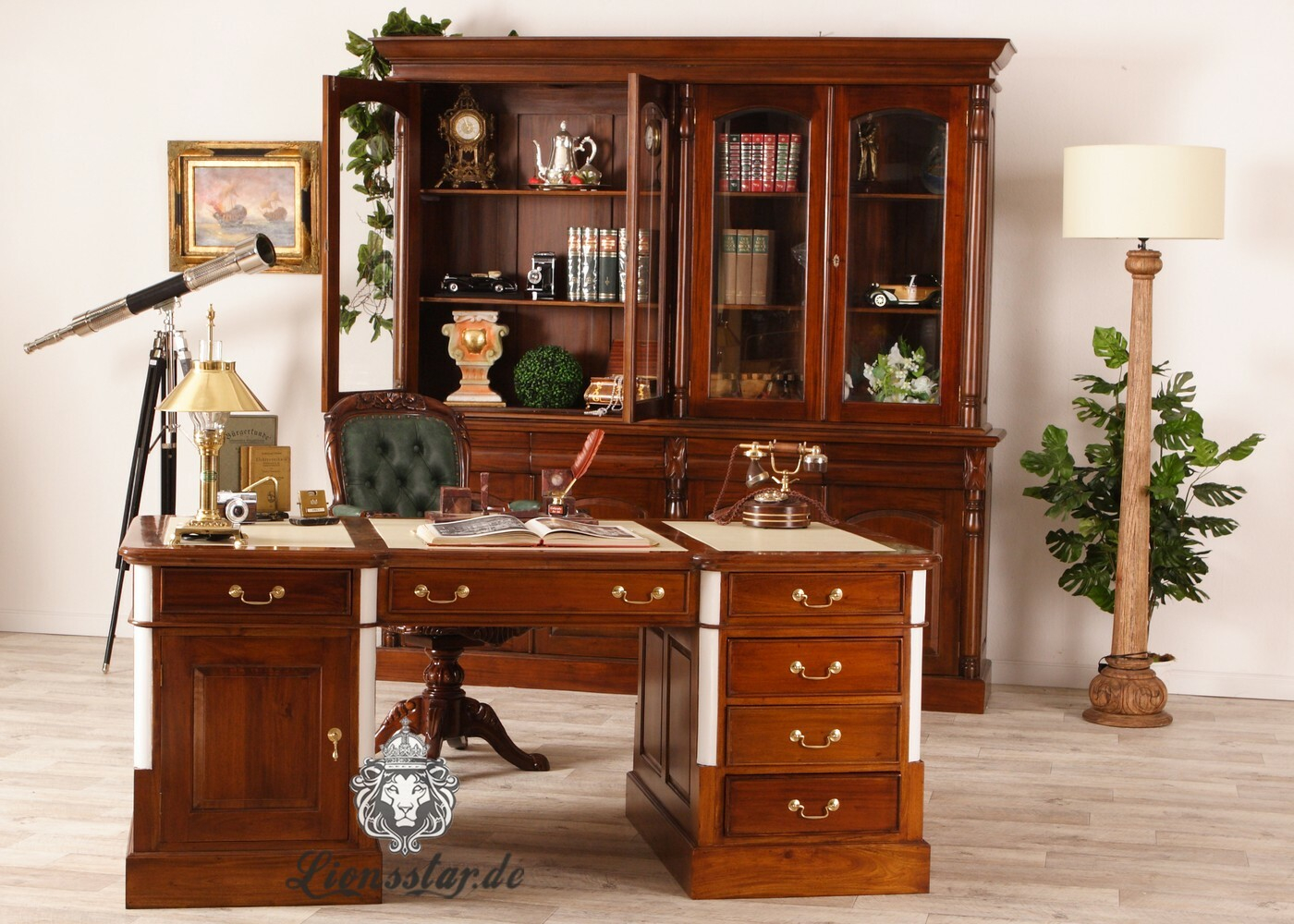 Schreibtisch Teak Schreibtisch Teak