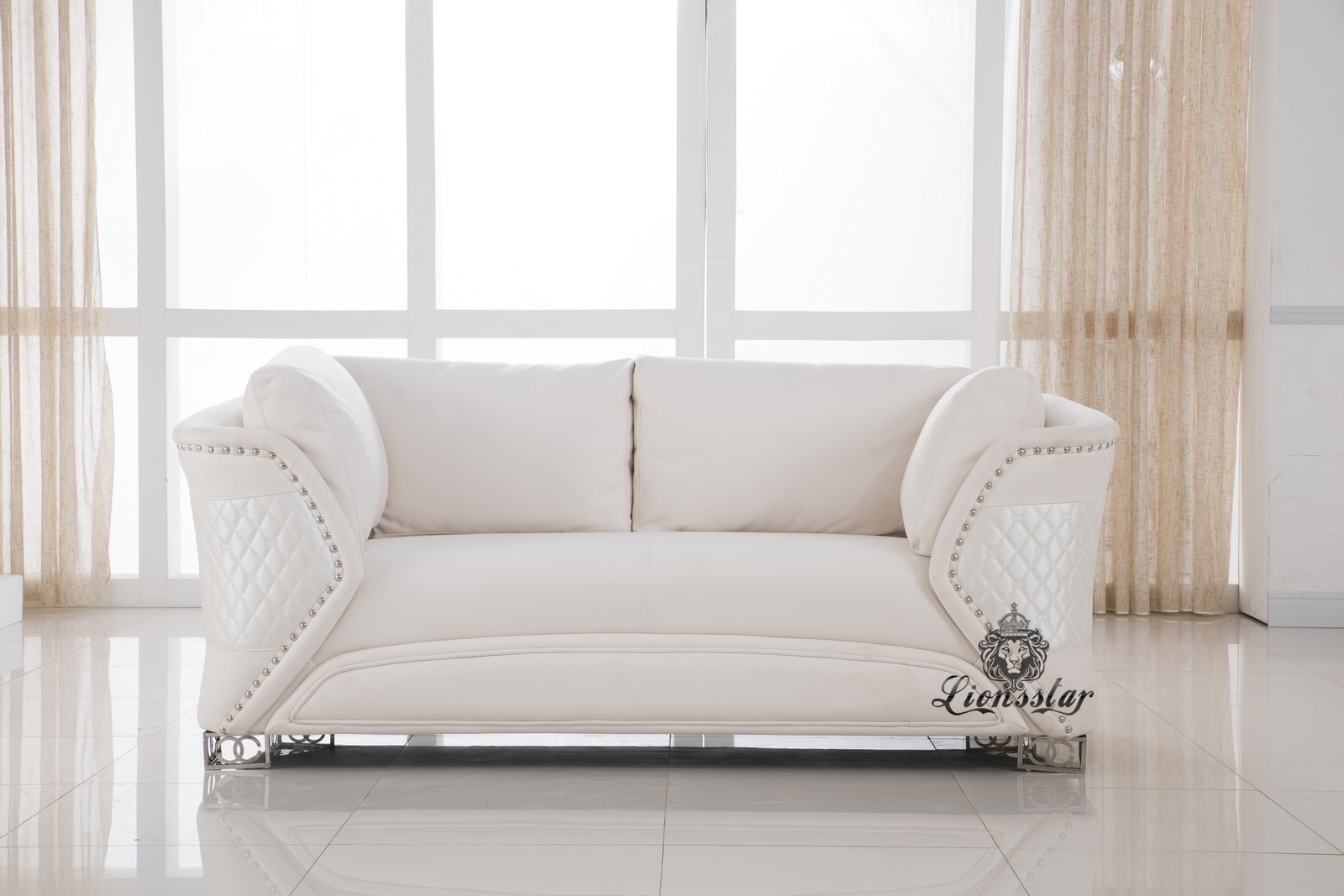 Luxuriöse Designersofa 3er Set 