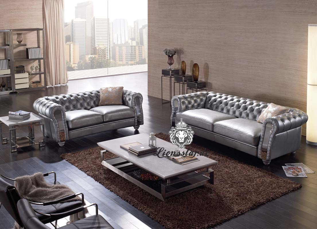 Leder Sofa Grau Leder Sofa Grau