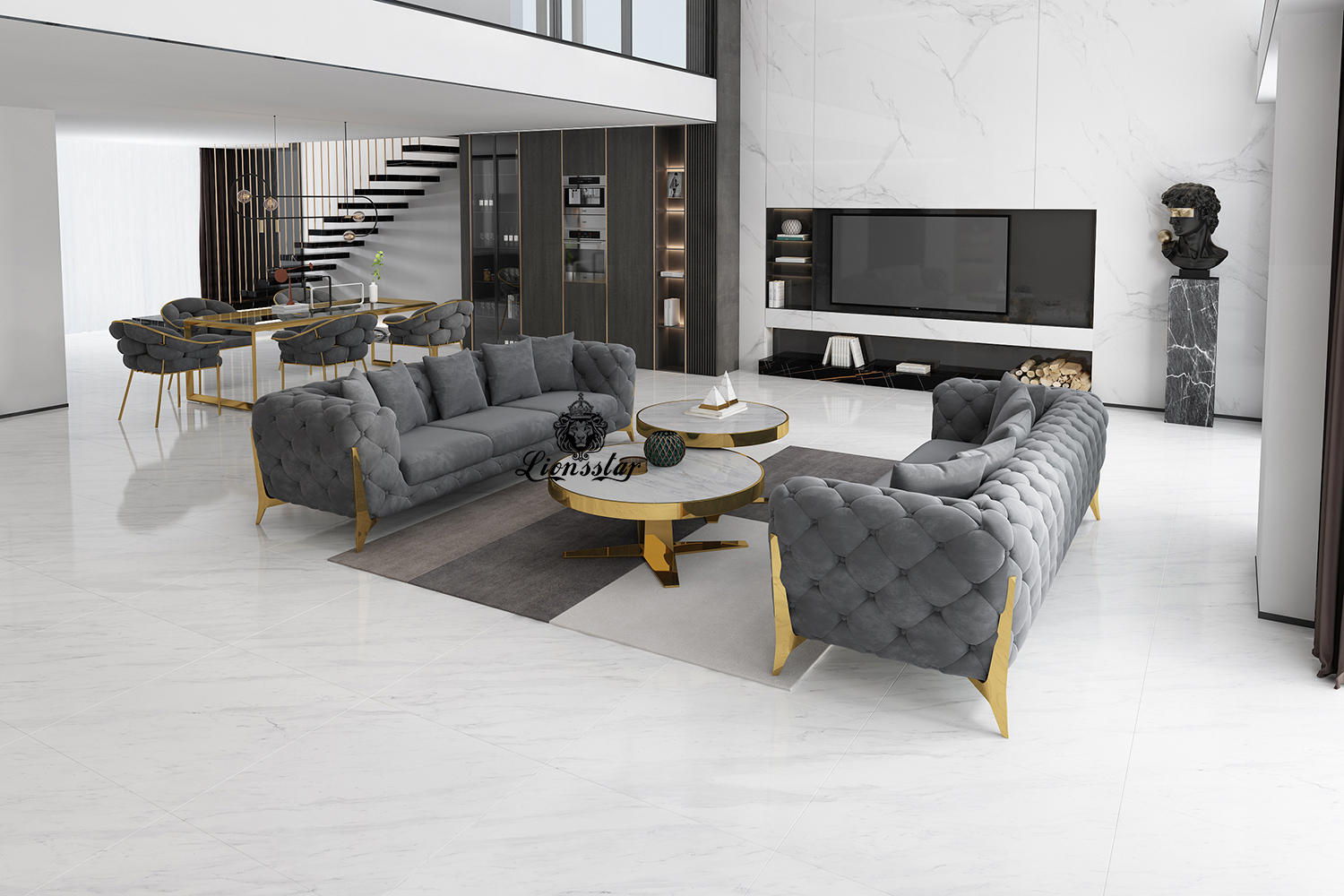 Luxus Design Sofa Set Clouds III