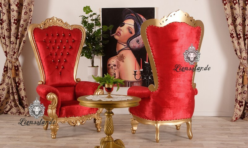 King Chair Gold Rot King Chair Gold Rot