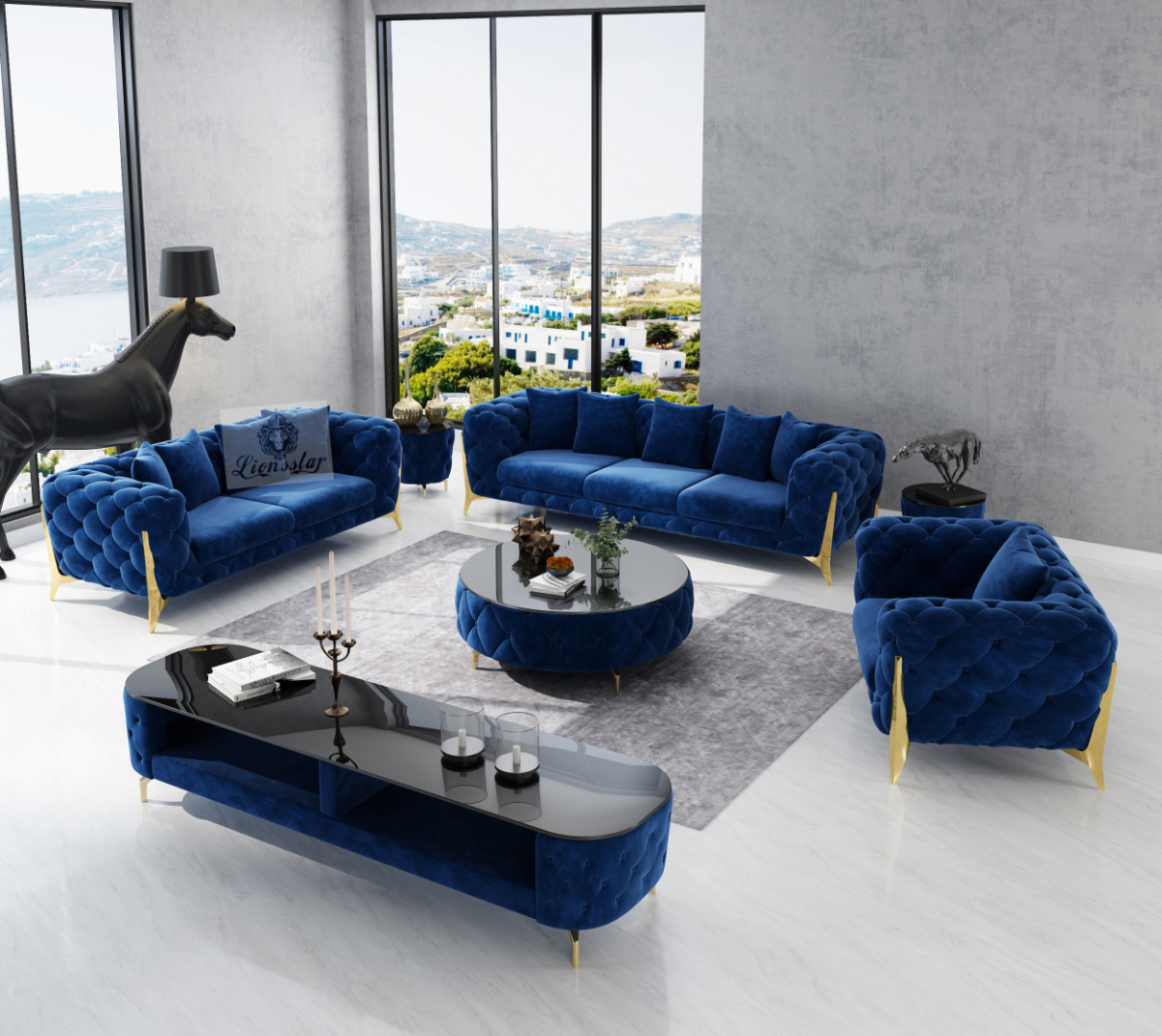 Luxus Design Sofa Set Clouds II