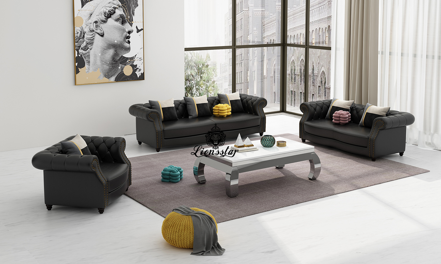 Designer Luxus Sofa Set Arizona