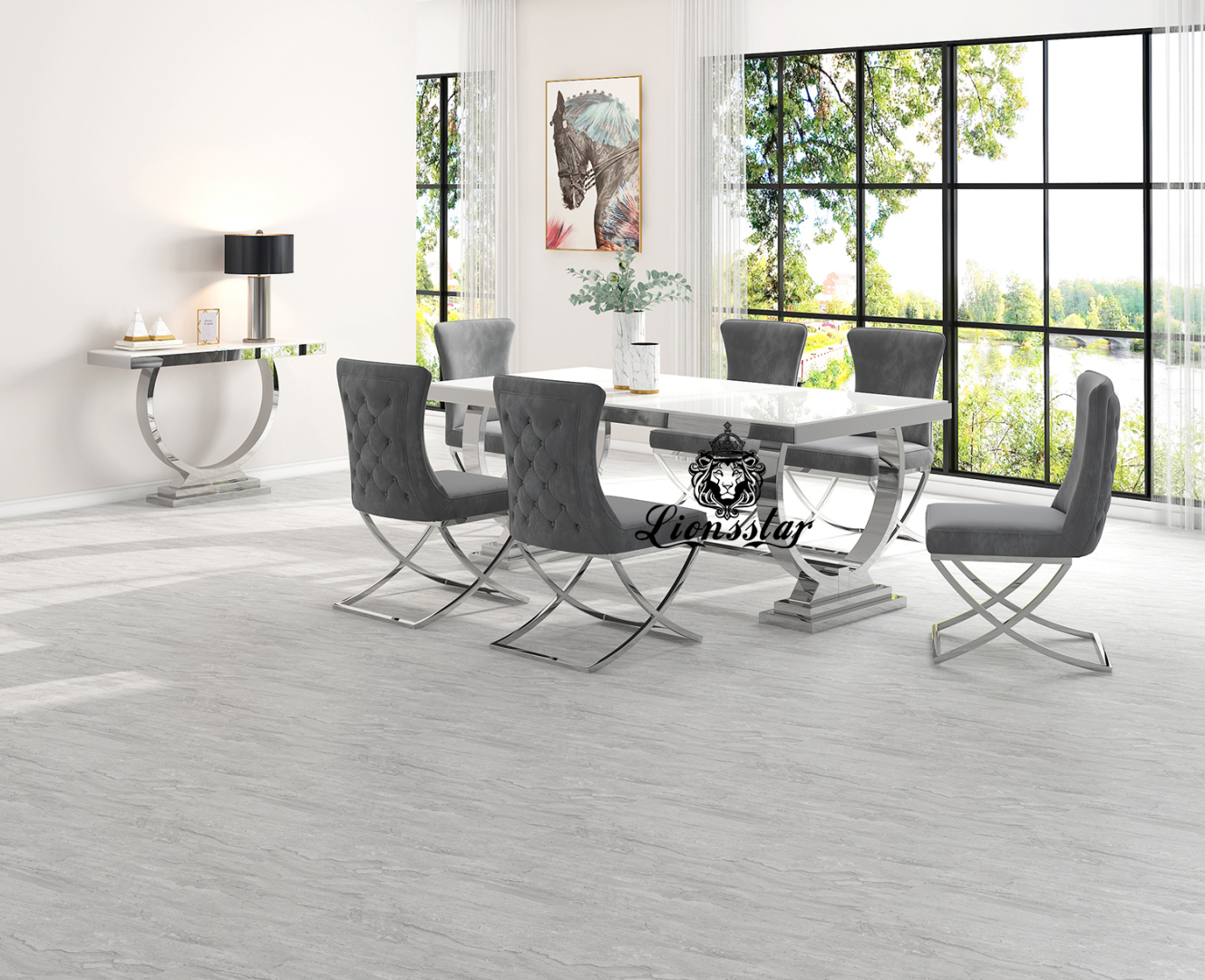 Designer Esstisch Set Loft Design Swing Designer Esstisch Set Loft Design Swing
