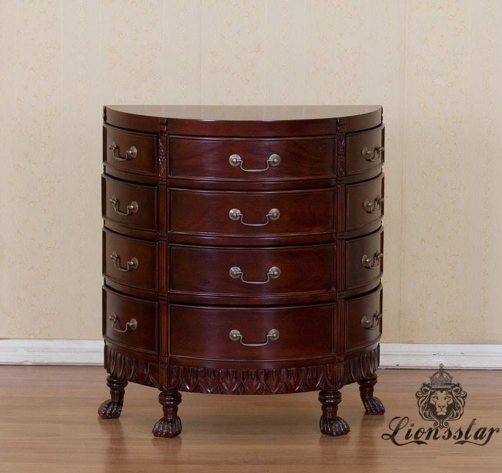 Anrichte Barock Mahagoni Holz A.204 Anrichte Barock Mahagoni Holz A.204