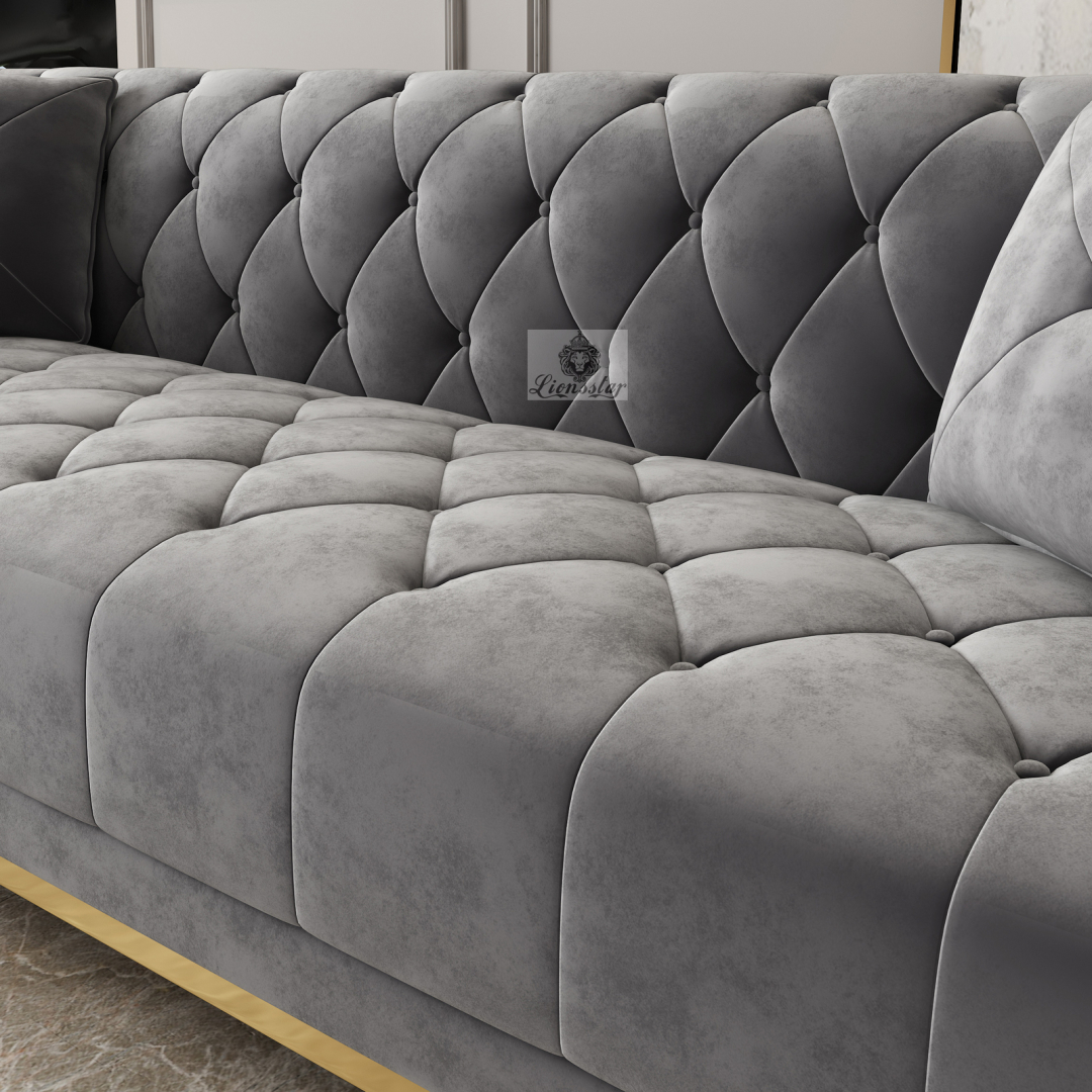 Designer Sofa Set Chesterfield Stil Modern