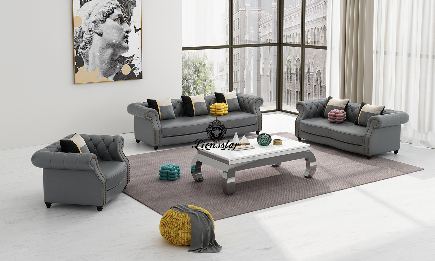 Designer Luxus Sofa Set Arizona