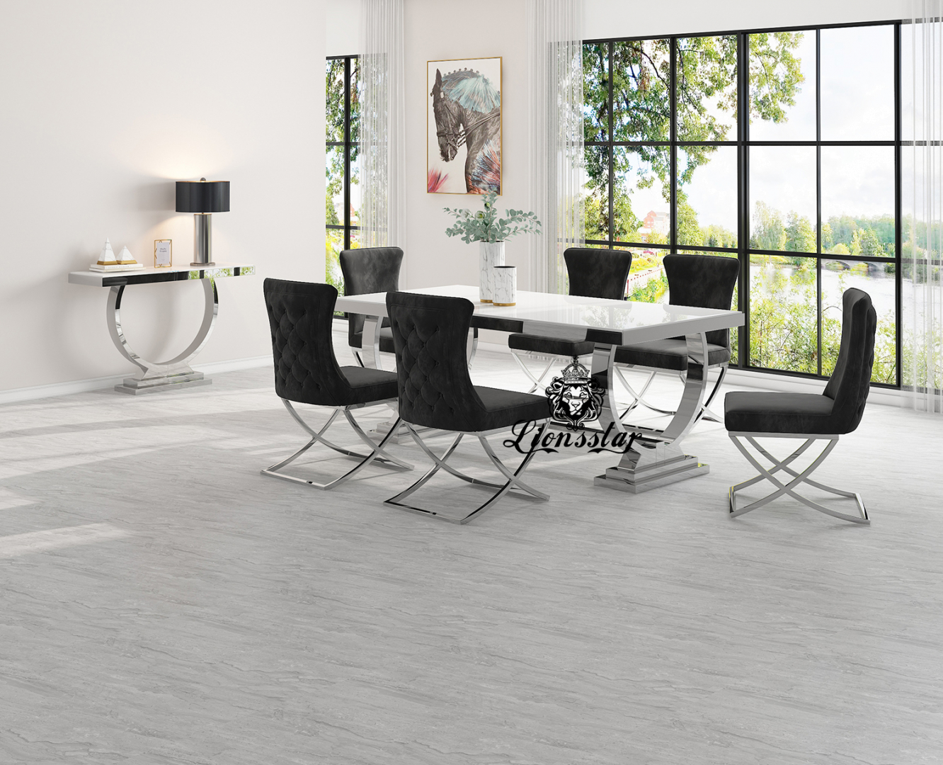 Designer Esstisch Set Loft Design Swing Designer Esstisch Set Loft Design Swing