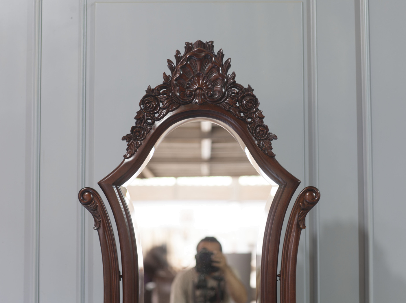 Spiegel Mahagoniholz Spiegel Mahagoniholz