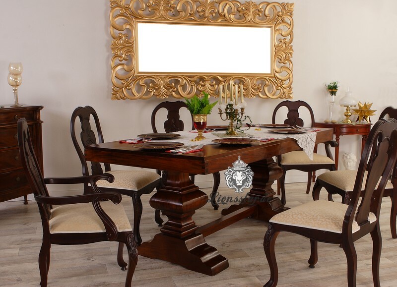 Massiver Esstisch Kolonialstil | Lionsstar GmbH